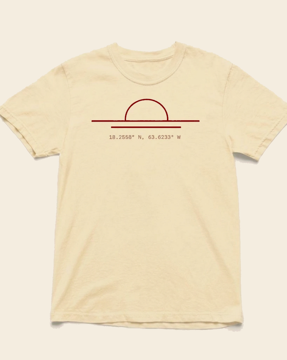 Anguilla — Coordinates Tee